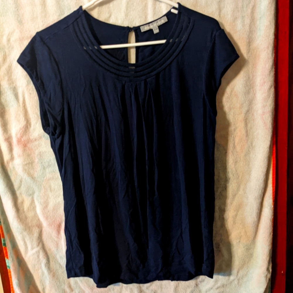 Daniel Rainn Navy blouse